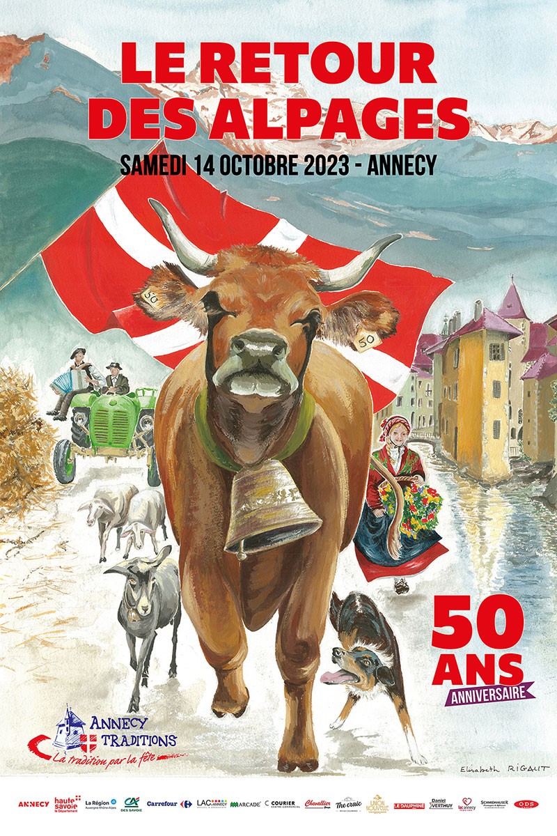 Découvrez l'affiche 2023 du Retour des Alpages